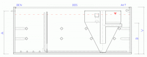 Cross-section WWTP